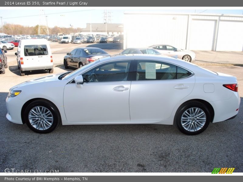 Starfire Pearl / Light Gray 2014 Lexus ES 350