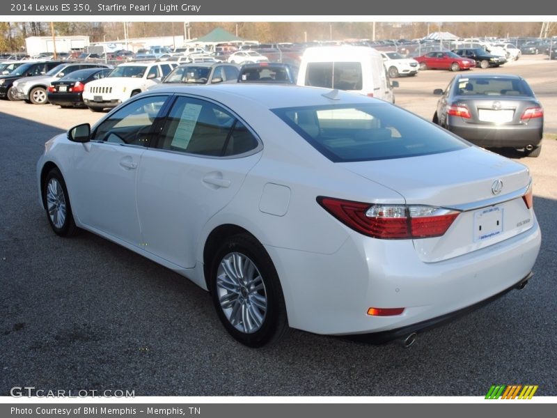 Starfire Pearl / Light Gray 2014 Lexus ES 350