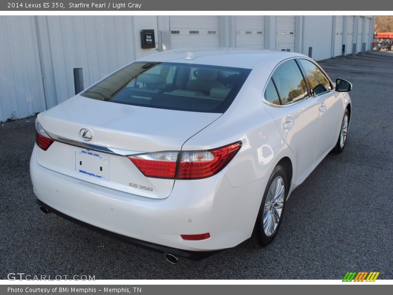Starfire Pearl / Light Gray 2014 Lexus ES 350