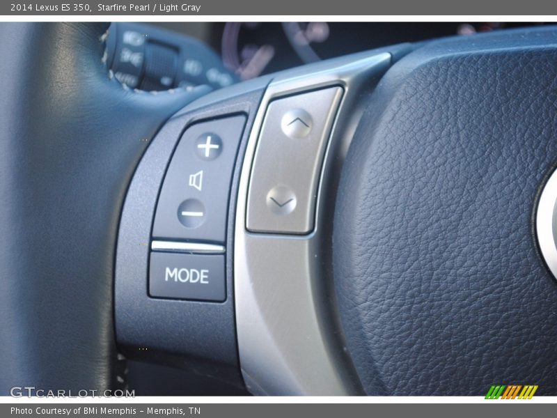 Starfire Pearl / Light Gray 2014 Lexus ES 350