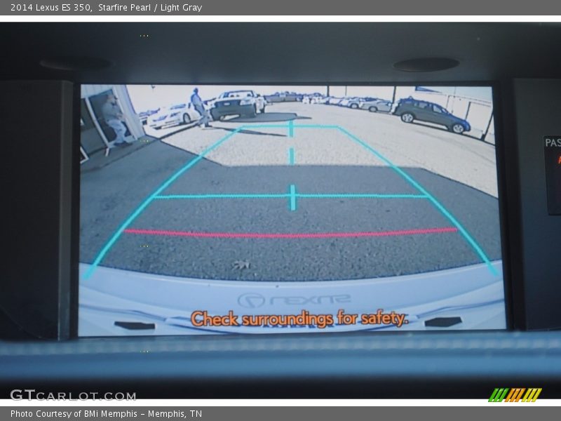 Starfire Pearl / Light Gray 2014 Lexus ES 350