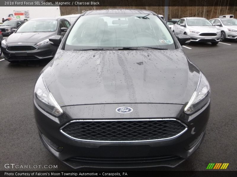 Magnetic / Charcoal Black 2018 Ford Focus SEL Sedan