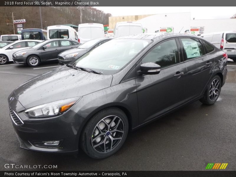 Magnetic / Charcoal Black 2018 Ford Focus SEL Sedan