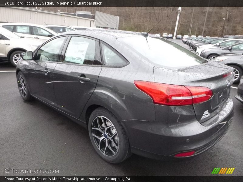 Magnetic / Charcoal Black 2018 Ford Focus SEL Sedan