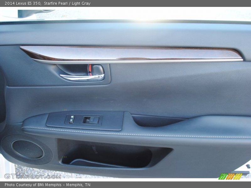 Starfire Pearl / Light Gray 2014 Lexus ES 350