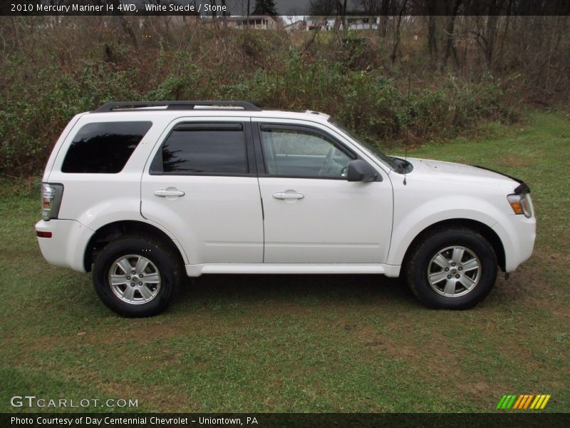 White Suede / Stone 2010 Mercury Mariner I4 4WD