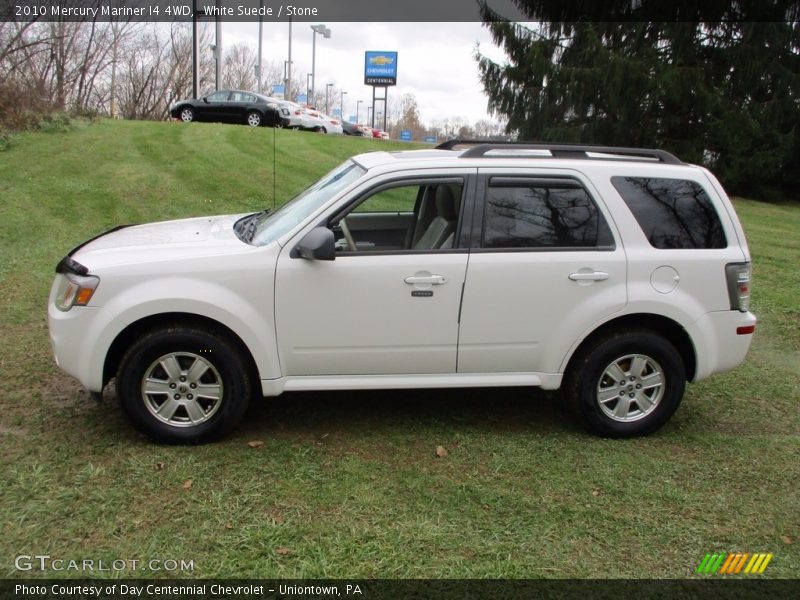 White Suede / Stone 2010 Mercury Mariner I4 4WD