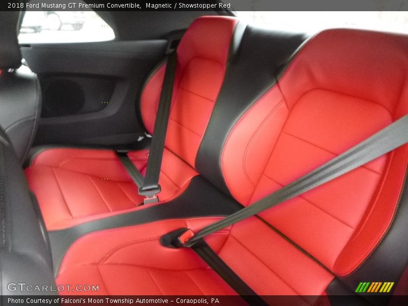 Rear Seat of 2018 Mustang GT Premium Convertible