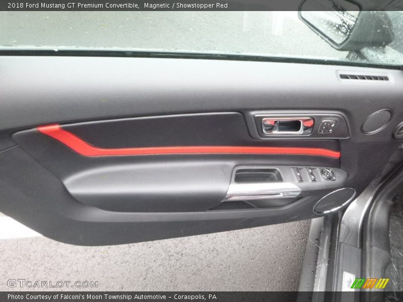 Magnetic / Showstopper Red 2018 Ford Mustang GT Premium Convertible