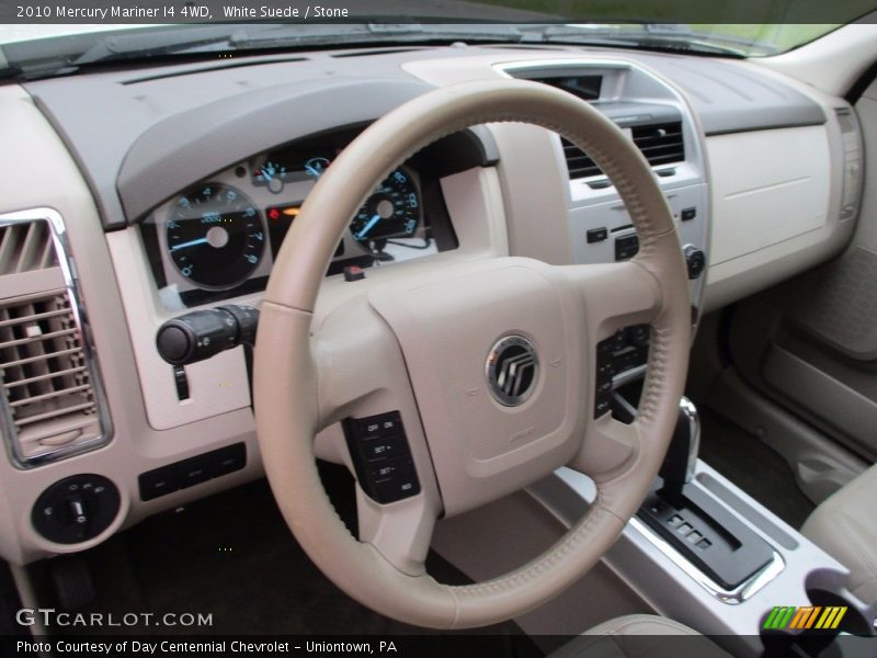 White Suede / Stone 2010 Mercury Mariner I4 4WD