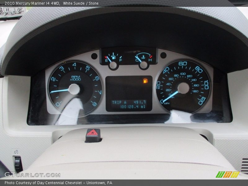 White Suede / Stone 2010 Mercury Mariner I4 4WD