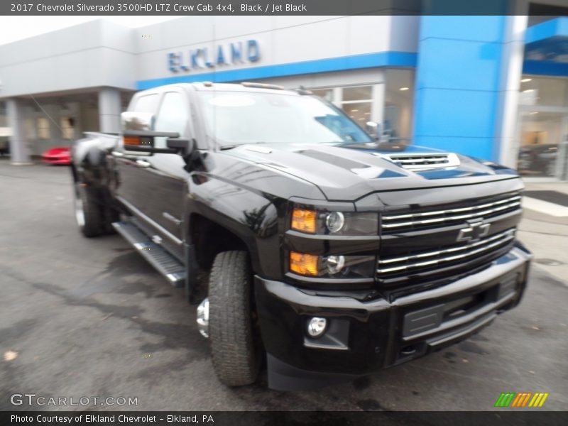 Black / Jet Black 2017 Chevrolet Silverado 3500HD LTZ Crew Cab 4x4