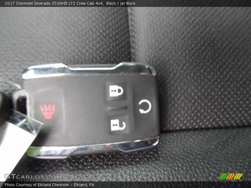 Black / Jet Black 2017 Chevrolet Silverado 3500HD LTZ Crew Cab 4x4