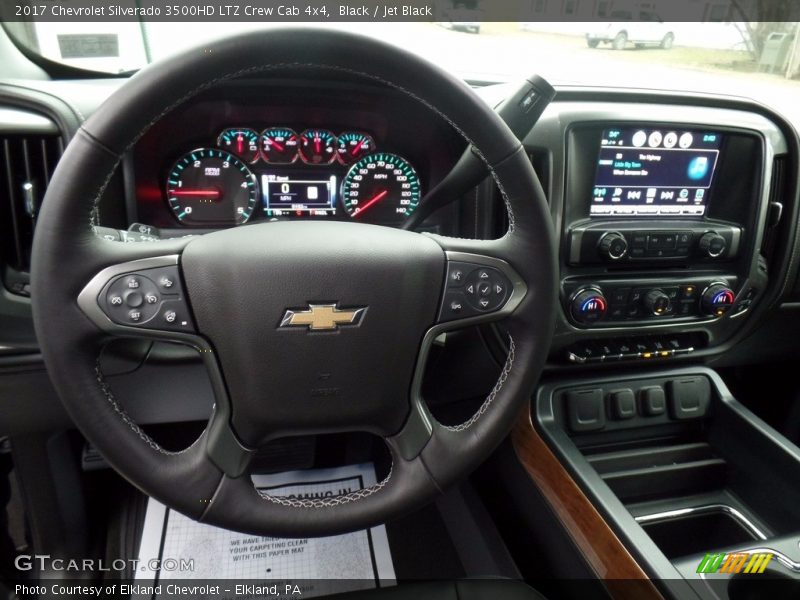 Black / Jet Black 2017 Chevrolet Silverado 3500HD LTZ Crew Cab 4x4