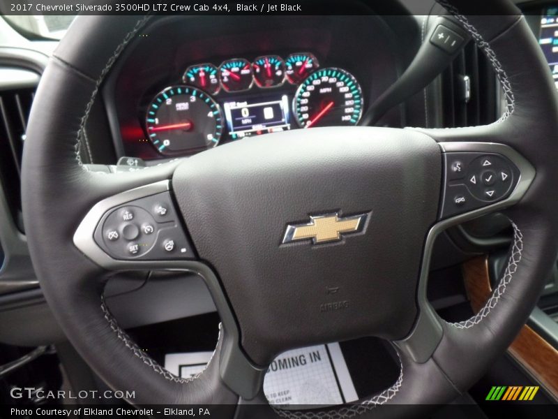 Black / Jet Black 2017 Chevrolet Silverado 3500HD LTZ Crew Cab 4x4