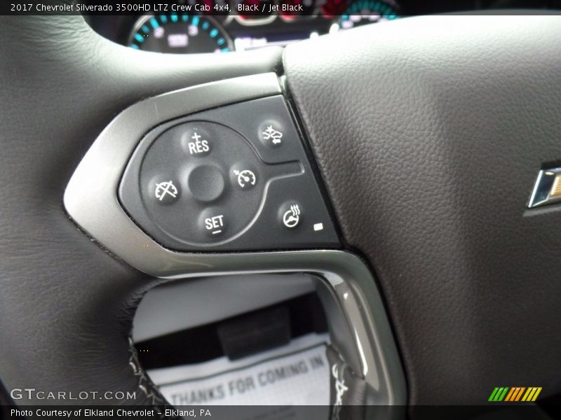 Black / Jet Black 2017 Chevrolet Silverado 3500HD LTZ Crew Cab 4x4