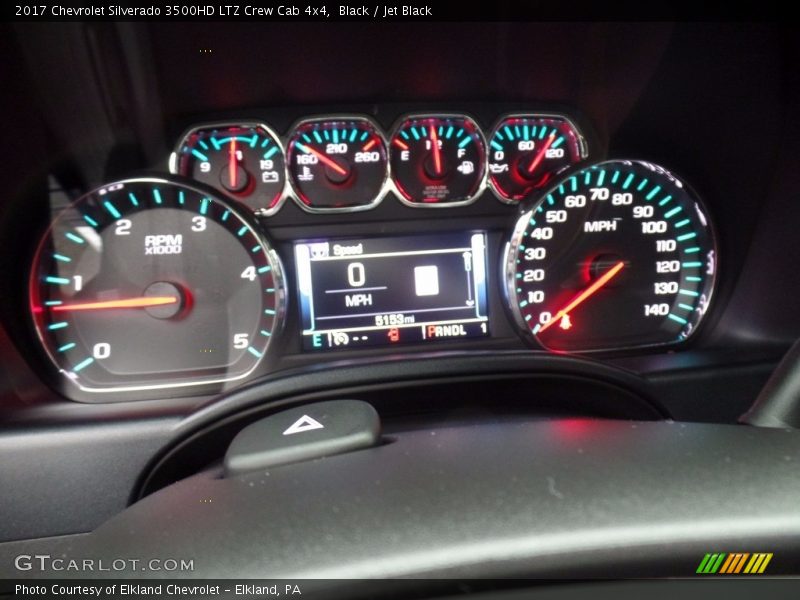 Black / Jet Black 2017 Chevrolet Silverado 3500HD LTZ Crew Cab 4x4
