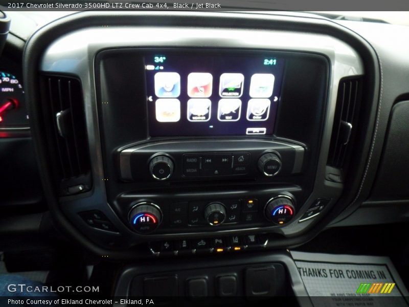 Black / Jet Black 2017 Chevrolet Silverado 3500HD LTZ Crew Cab 4x4