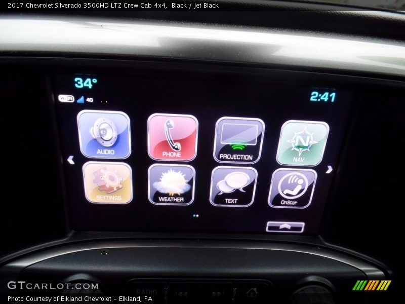 Black / Jet Black 2017 Chevrolet Silverado 3500HD LTZ Crew Cab 4x4
