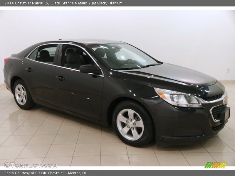 Black Granite Metallic / Jet Black/Titanium 2014 Chevrolet Malibu LS