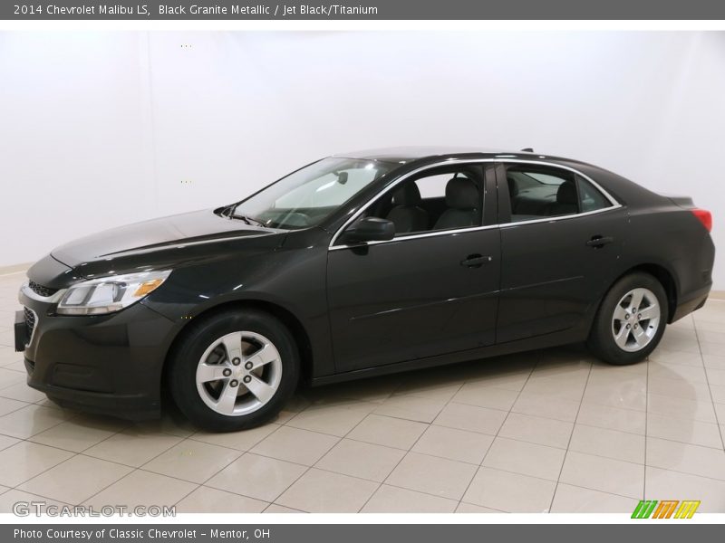 Black Granite Metallic / Jet Black/Titanium 2014 Chevrolet Malibu LS