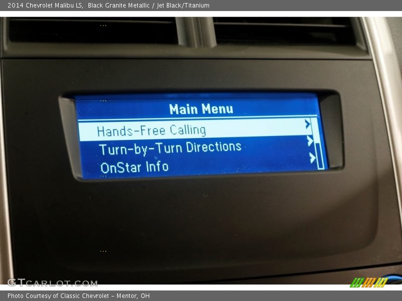 Black Granite Metallic / Jet Black/Titanium 2014 Chevrolet Malibu LS