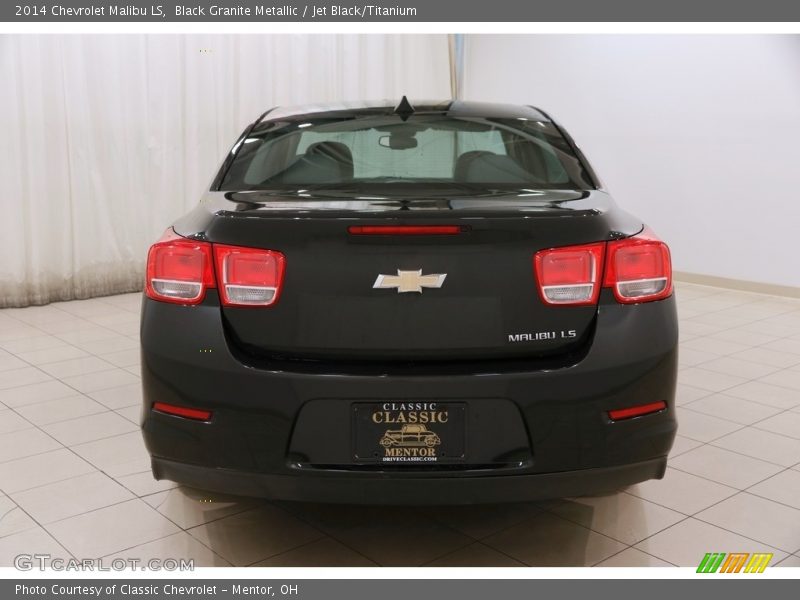 Black Granite Metallic / Jet Black/Titanium 2014 Chevrolet Malibu LS