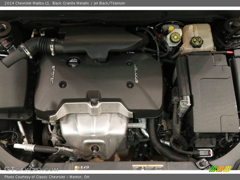 Black Granite Metallic / Jet Black/Titanium 2014 Chevrolet Malibu LS