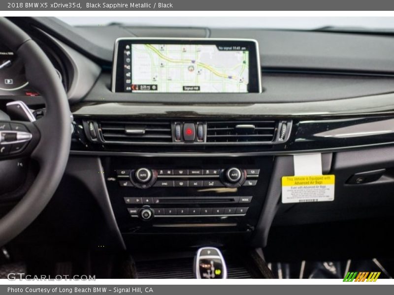 Black Sapphire Metallic / Black 2018 BMW X5 xDrive35d