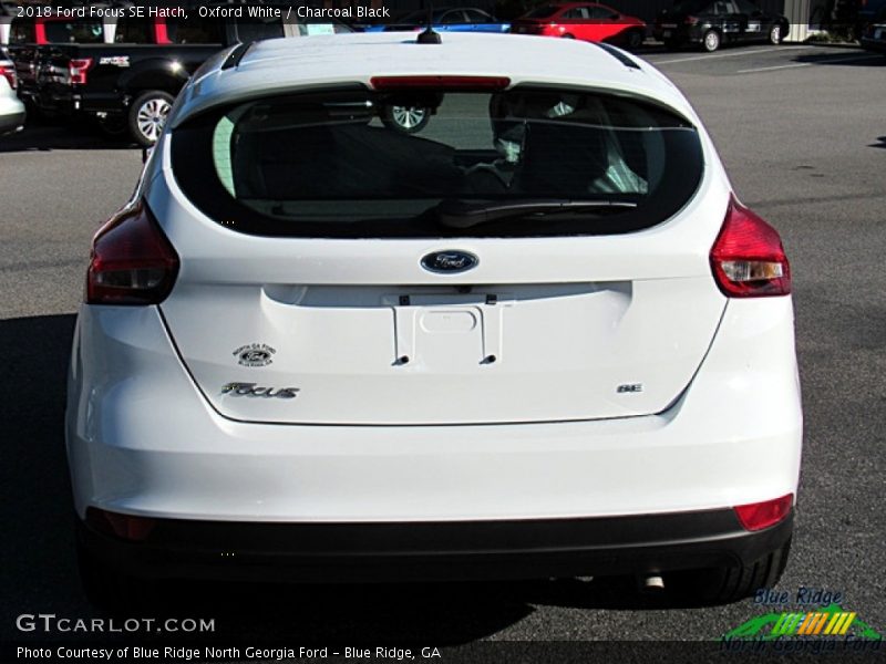 Oxford White / Charcoal Black 2018 Ford Focus SE Hatch