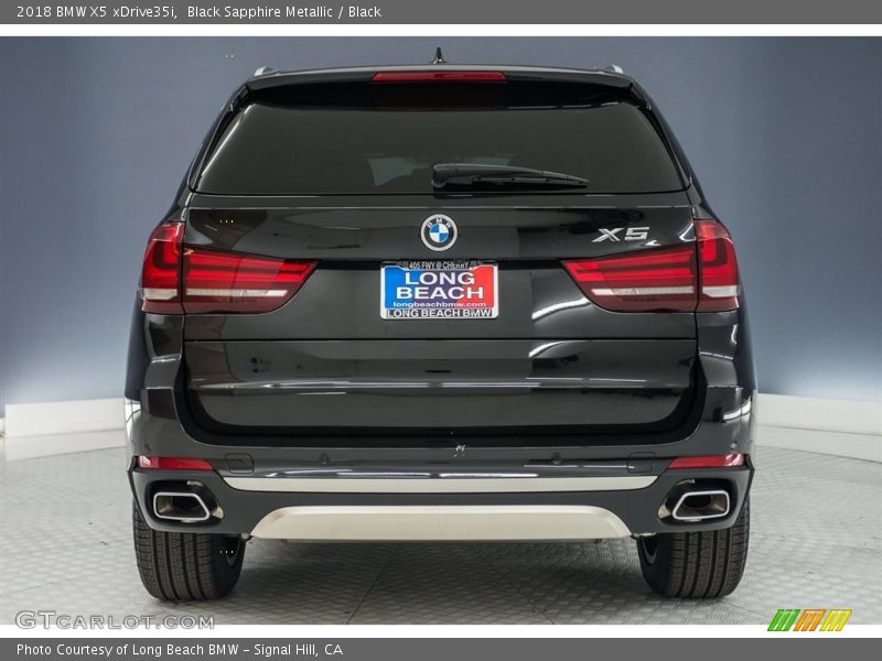 Black Sapphire Metallic / Black 2018 BMW X5 xDrive35i