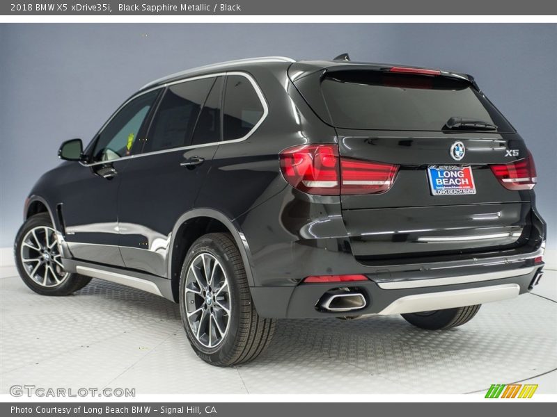 Black Sapphire Metallic / Black 2018 BMW X5 xDrive35i