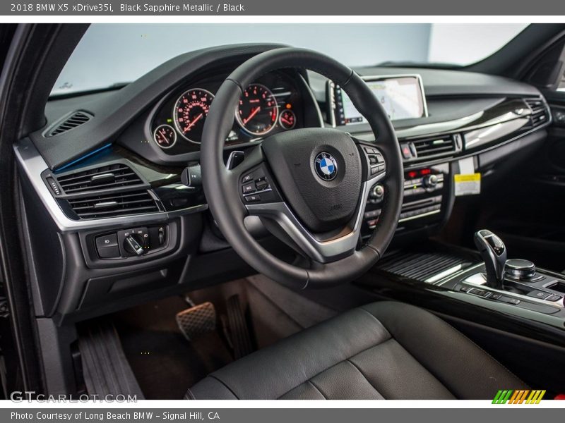 Black Sapphire Metallic / Black 2018 BMW X5 xDrive35i