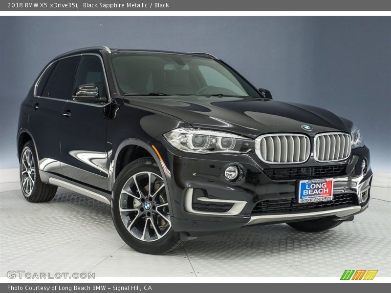 Black Sapphire Metallic / Black 2018 BMW X5 xDrive35i