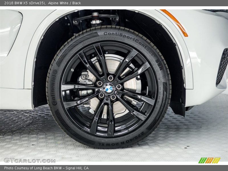 Alpine White / Black 2018 BMW X5 sDrive35i