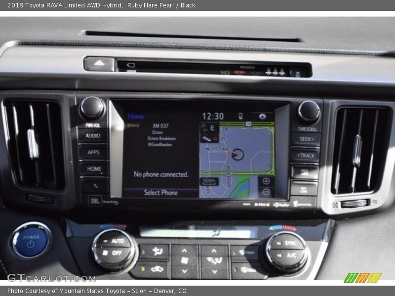 Ruby Flare Pearl / Black 2018 Toyota RAV4 Limited AWD Hybrid