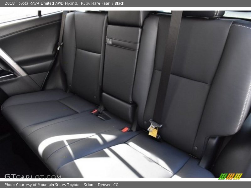 Ruby Flare Pearl / Black 2018 Toyota RAV4 Limited AWD Hybrid