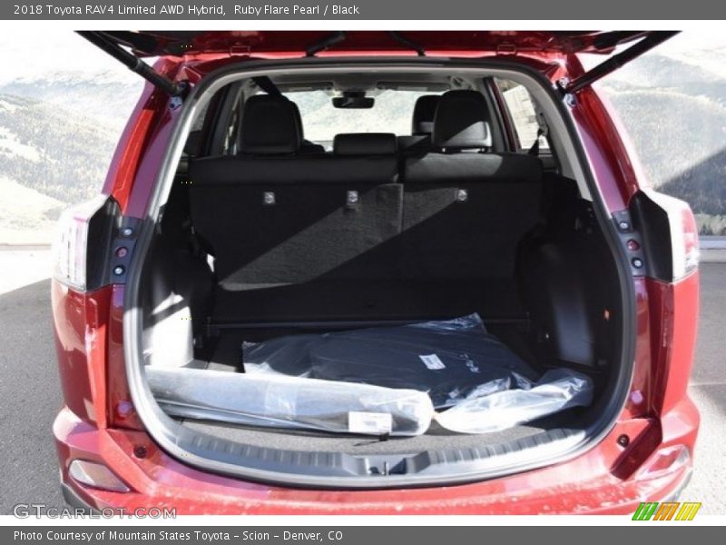 Ruby Flare Pearl / Black 2018 Toyota RAV4 Limited AWD Hybrid