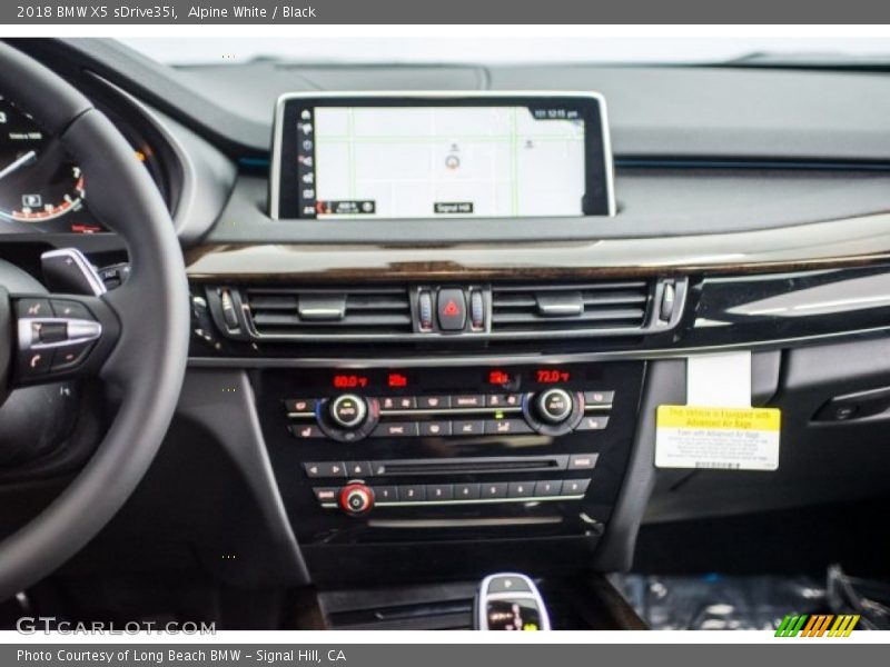 Alpine White / Black 2018 BMW X5 sDrive35i