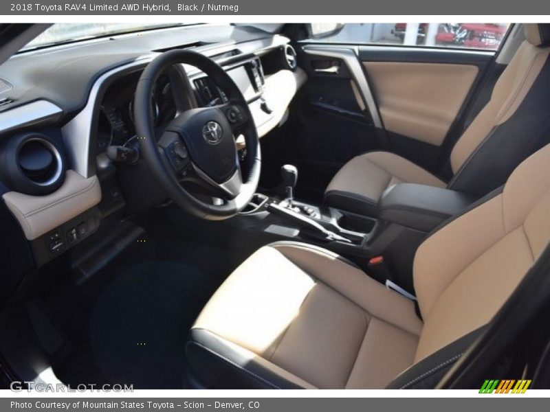 Black / Nutmeg 2018 Toyota RAV4 Limited AWD Hybrid