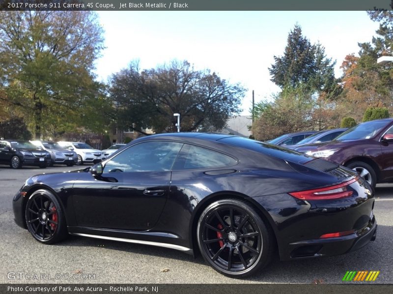 Jet Black Metallic / Black 2017 Porsche 911 Carrera 4S Coupe