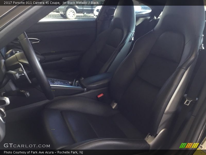 Jet Black Metallic / Black 2017 Porsche 911 Carrera 4S Coupe