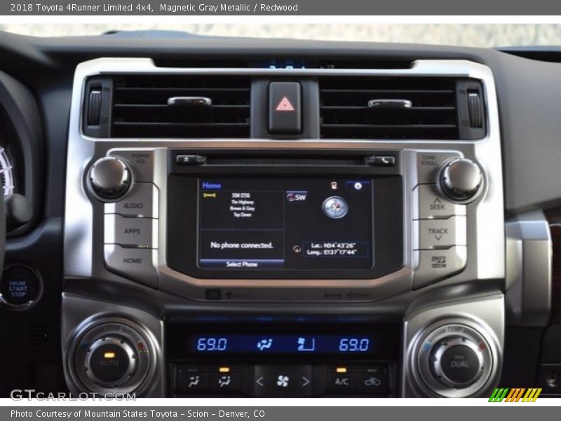 Magnetic Gray Metallic / Redwood 2018 Toyota 4Runner Limited 4x4