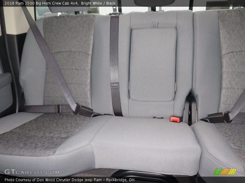 Bright White / Black 2018 Ram 3500 Big Horn Crew Cab 4x4