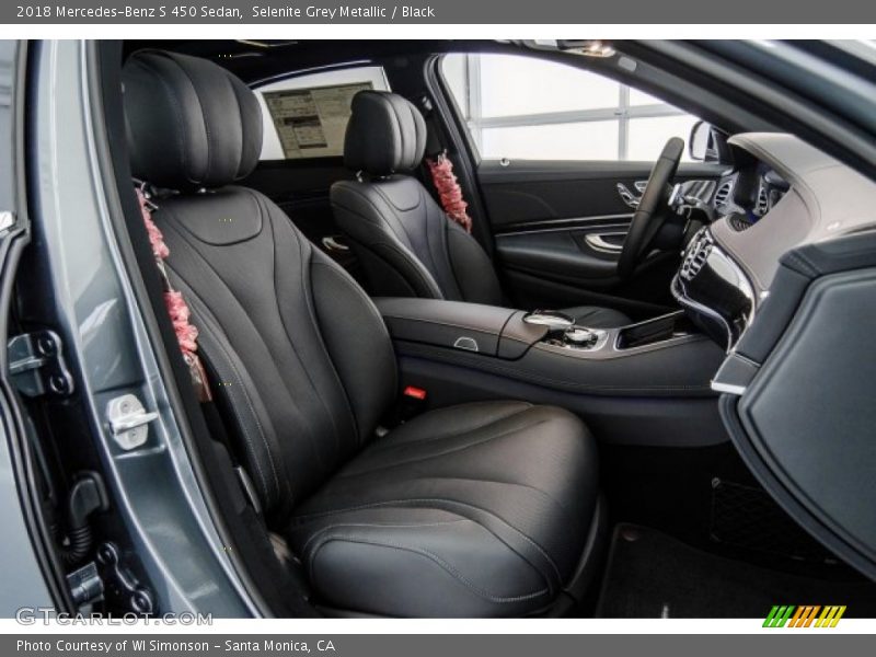 Selenite Grey Metallic / Black 2018 Mercedes-Benz S 450 Sedan