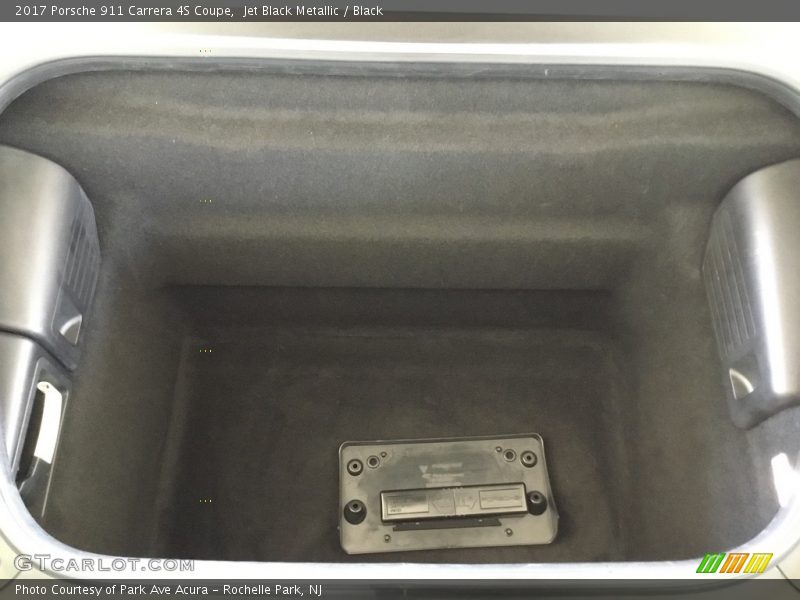 Jet Black Metallic / Black 2017 Porsche 911 Carrera 4S Coupe