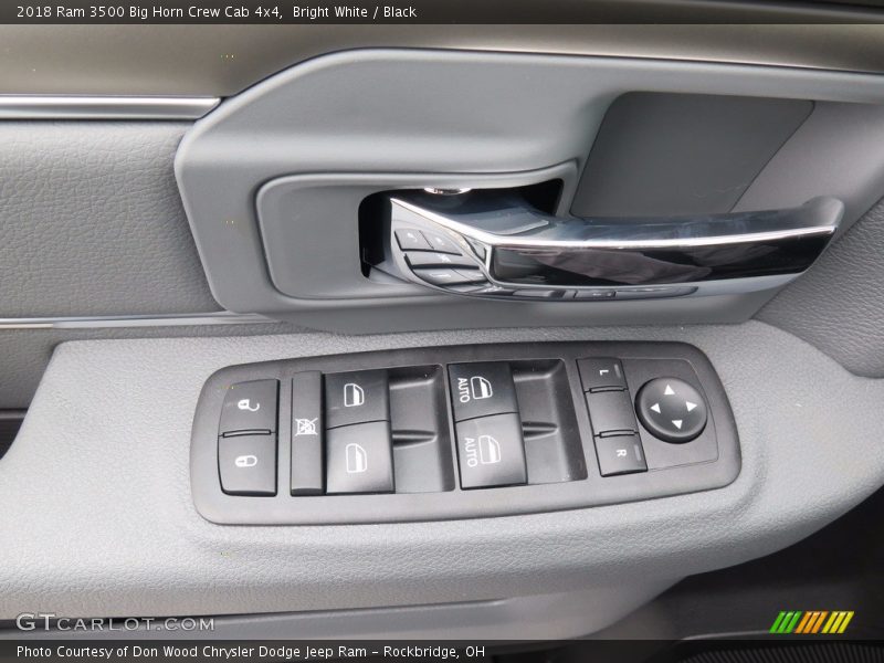 Bright White / Black 2018 Ram 3500 Big Horn Crew Cab 4x4