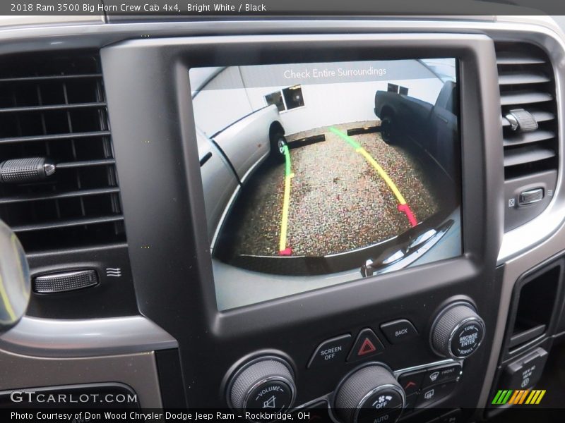 Bright White / Black 2018 Ram 3500 Big Horn Crew Cab 4x4
