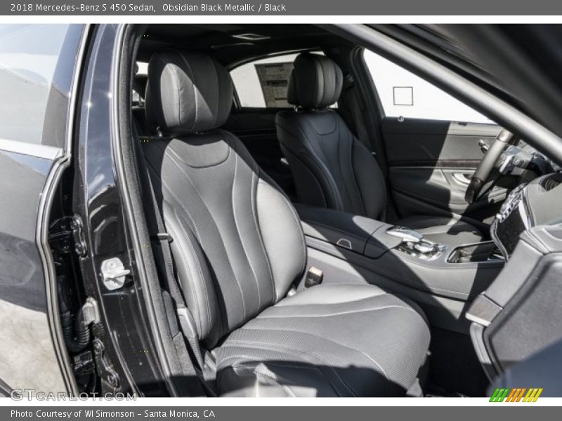 Obsidian Black Metallic / Black 2018 Mercedes-Benz S 450 Sedan