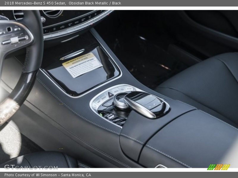 Obsidian Black Metallic / Black 2018 Mercedes-Benz S 450 Sedan